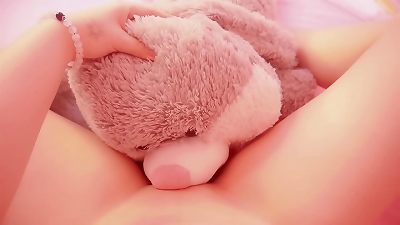 TABOO step daughter-in-law demonstrates plushies what step daddy did to her