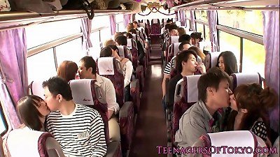 chinese teenager groupsex action babes on a bus