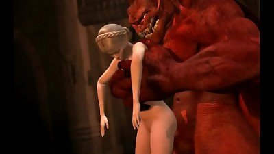 Coliseum of passion - Miranda futa riding hulk demon