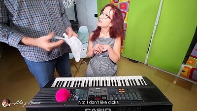 Okay, I don't know how to have fun the piano, but I will touch your penis like a diva