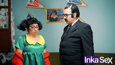 El Chibolo legitimate - Don Panz&oacute;n collects the rent by slurping Cholondrina's ham cake - Chapter II