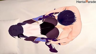 manga porn poking Mona giant butt Genshin impact Uncensored