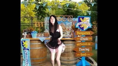 chinese teenage Celebrates Oktoberfest In Munich