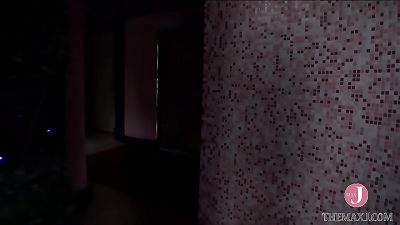 feeling the delight of the slow piston, moaning pleasantly as she perceives his boner for the first time in a long time.