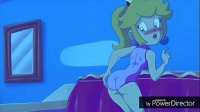 pulverizing Peach's tiny Peach While Nintendo Execs party Downstairs ("Magical Sleepover U", Sakusakupanic)