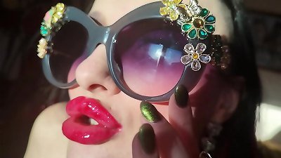 shiny bikini gooning