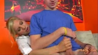 Head domme punishes Bad boy