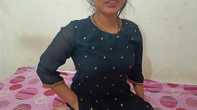 Indian desi babe utter enjoy with brutha in doggy style posture he was pantyhose with step-brother