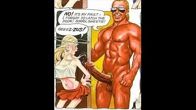 thin naughty dame loves sausage