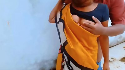 Indian couple outdoor - I nailed my schoolteacher in university play ground