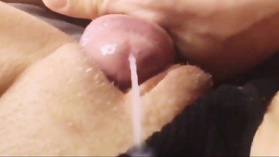 Don't cum inwards your stepmom! Risky penetrate of stepson with cum in slit