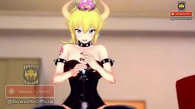 BOWSETTE JOI masturbate OFF commands