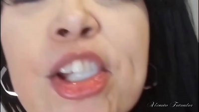 The maid, who was wild about cock, washed the dishes and I paid with rolls.