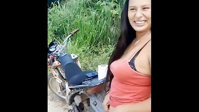 lil' lady in the pubic hair lets herself be recorded pissing and completes up banging her in the donk