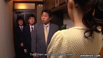 whorish chinese wifey getting torn up once the husband leaves