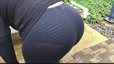 mommy Vpl thick booty Public