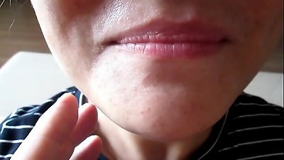 asian internal ejaculation CLOSE UP ON THE sofa duo