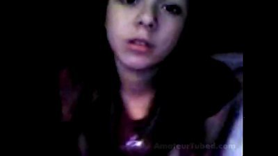 eighteen year elder college girl masterbates for us