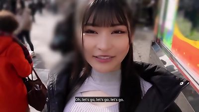 [English dubbing] A very fantastic and big-breasted masochist girlfriend who wants to be an idol voice actress gets creampied! A girl's first pov hookup with her sadistic boyfriend!