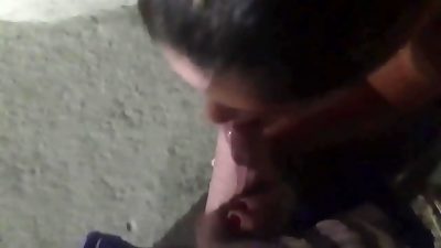 We went for a walk on the beach and didn't waste any time. My tiny biotch gave a juicy blowjob