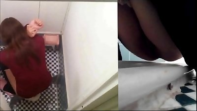 chinese feces chick in restroom