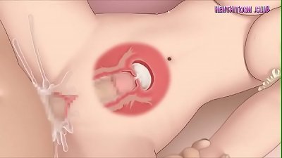 Uncensored at WWW&period;HENTAITOON&period;CLUB - young And tight anime gal