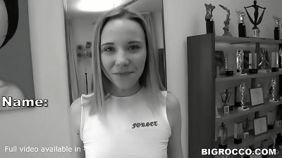 Hungarian 19 years older super-bitch Anna P deepthroating Rocco