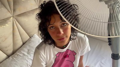 My tiny stepsister offers me rough hookup in interchange for fixing a kinky thing she did.