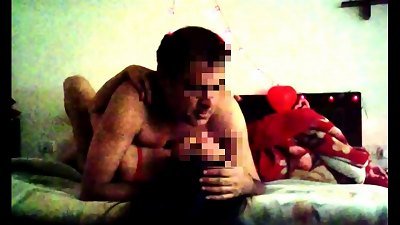 Indian wife in Christmas lingerie decorates the room to get plowed highly firm by neighbour