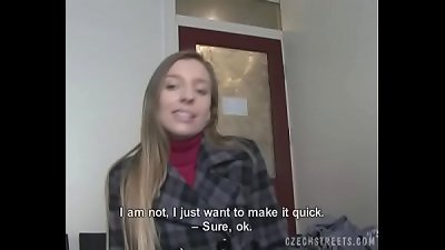 awesome platinum-blonde gal Michaela Wants to be a notorious Model