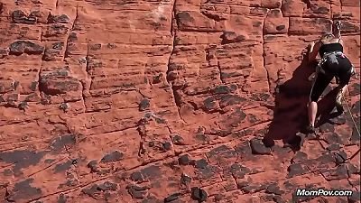 Outdoor fucking beautiful fledgling cougar pov