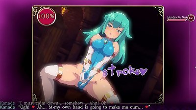 Mage Kanades futanari dungeon Quest [ anime porn Game PornPlay ] Ep.1 Flying enormous knockers penetration