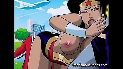 Wonder girl parody bang-out