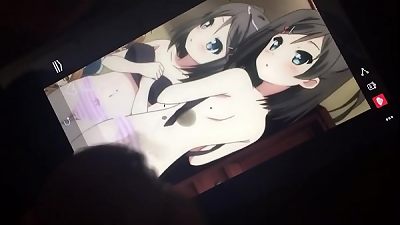 Tsukiko&rsquo;s undies scene cum tribute one