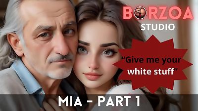 Mia and Papi - 1 - horny old Grandpappa domesticated virgin teenager youthfull Turkish dame