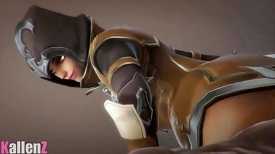 Overwatch Sombra 4 SFM & Blender 3 dimensional anime porn porno Compilation