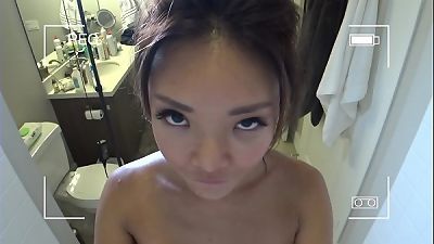 Morning blowage in My Bathroom/ asian pov