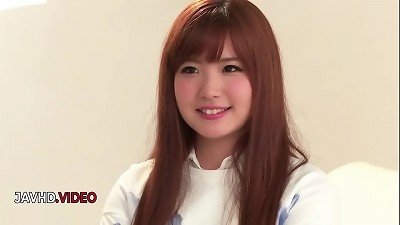 horny chinese Arisa Ando produces sensuous oral job abilities ideally