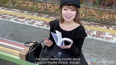 Keiko is the prettiest japanese amateur that deep throats knob and demonstrates us her shaved vagina - tiny jugs and big bootie uncensored asian porno pt three