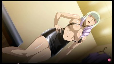 FUTA Fix [ futanari anime porn Game PornPlay ] Ep.3 giant facial cumshot in the night club bathroom