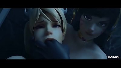 grace & D.Va - Night In toilet