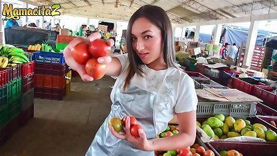 MAMACITAZ - amateur teenage Latina Lorena Castro heads From Market To Have fucky-fucky On cam