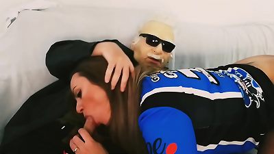 Husband's grandmother handed images and I sat on the pica