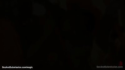 towheaded hellion rump and vagina pummeled