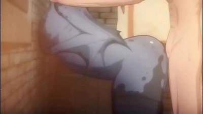 vampire dame plowed against the wall