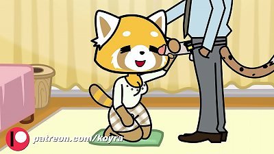 Aggretsuko porn parody Retsuko wrath sex, first minute preview - public release aug 3