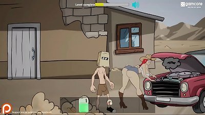 Fuckerman - Gas Station lovemaking gigs 2D Animated Gameplay