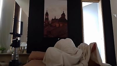 She asks me to put the sheet on so she can fuck her snatch missionary, I make enjoy to her romantically because she is very sexy, a steamy rich couple end up having romantic hookup in a motel under the blanket