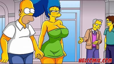 The best mommy in town! The Simptoons, Simpsons hentai