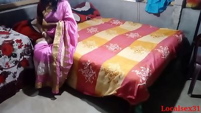 Desi Indian pink Saree barely And Deep Fuck(Official flick By Localsex31)